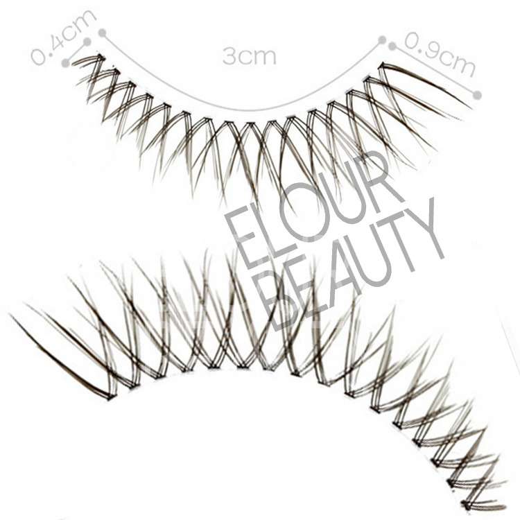 Factory supply false bottom lashes handmade ES97